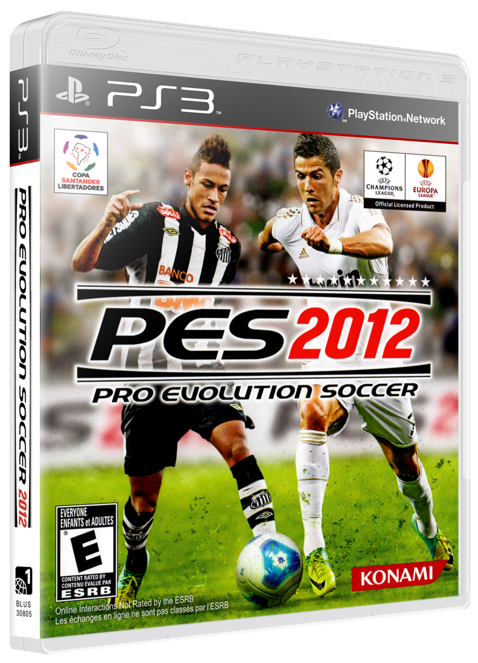 Pro Evolution Soccer 2012 box art for Playstation 3